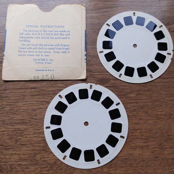 VINTAGE View Master Yellowstone National Park Reels - Picture 2 of 3